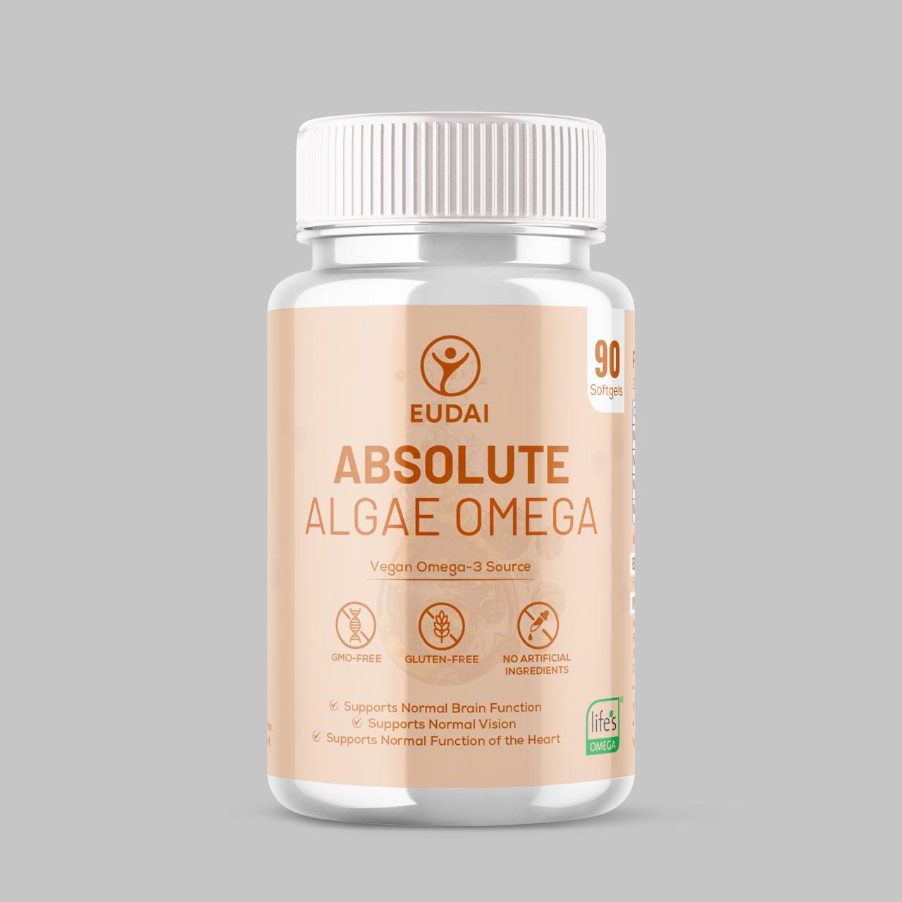 Absolute Algae Omega-3 – Vegan EPA & DHA Supplement